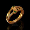 Anillo verde de 15 años F15-002